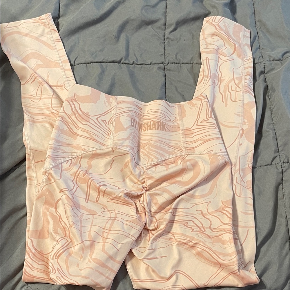 Gymshark Peach Swirl Leggings